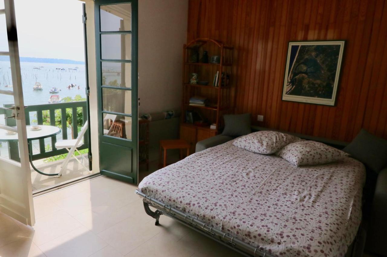 Comfortable, Renovated Studio In Top Cap Ferret Location, 1St Line With Bay View Леж-Кап-Ферре Екстер'єр фото